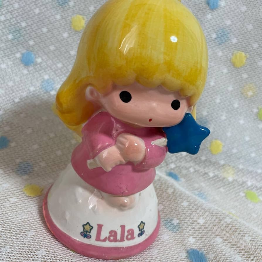 Amazon.co.jp: リトルツインスターズ キキララ ララ 貯金箱 陶器