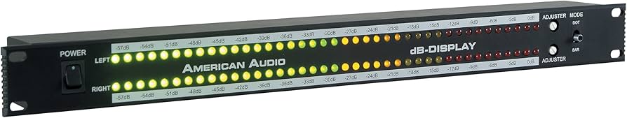 18日まで価格！AMERICAN AUDIO DB Display レベルメータ 18日まで価格