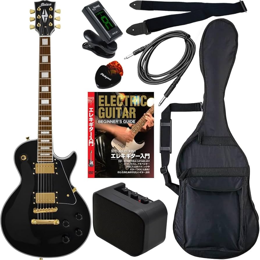 Amazon | Maison メイソン エレキギター レスポールタイプ LP-38C/BK