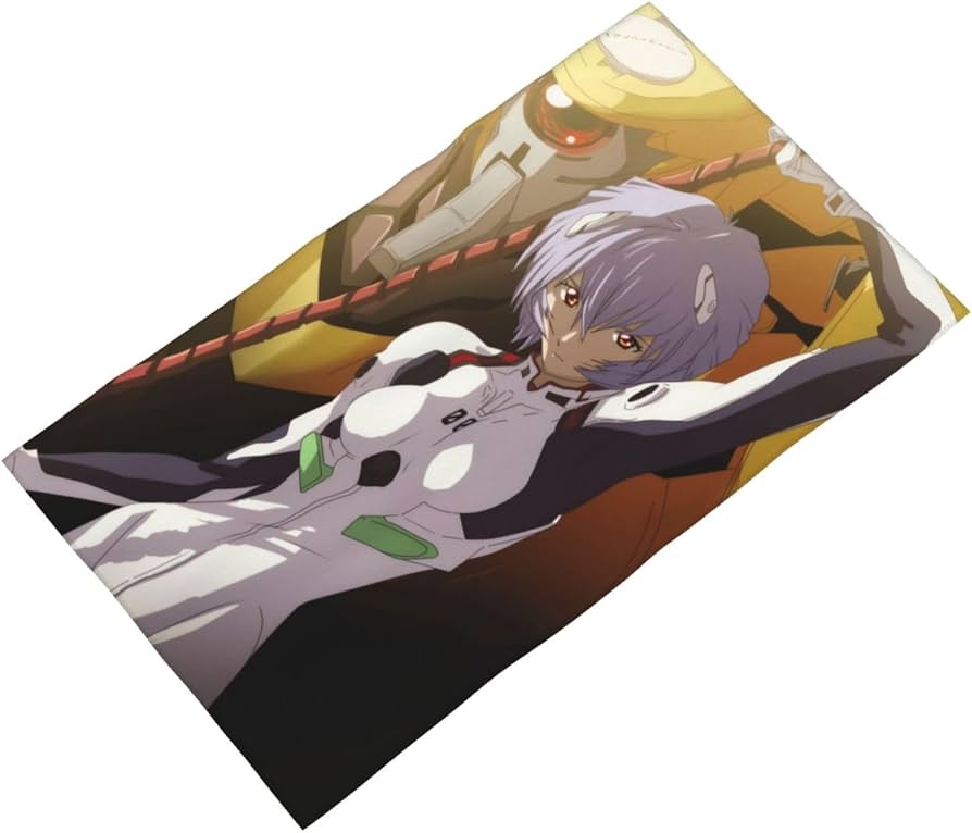 Amazon｜バスタオル 新世紀エヴァンゲリオン 綾波レイ Eva 大判 肌に