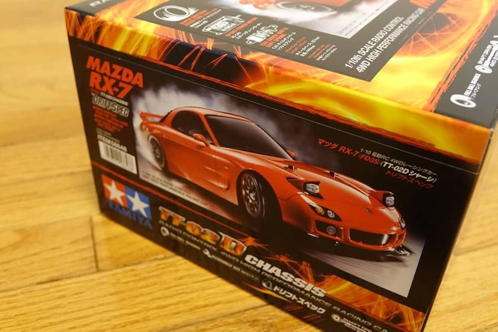 Amazon.co.jp: タミヤ TAMIYA TT-02D RX-7 FD3S DRIFTSPEC ドリフト