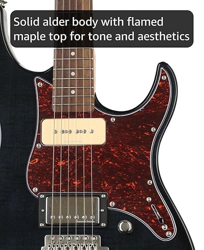 Amazon.com: Yamaha Pacifica PAC611VFM TBL Solid-Body Electric