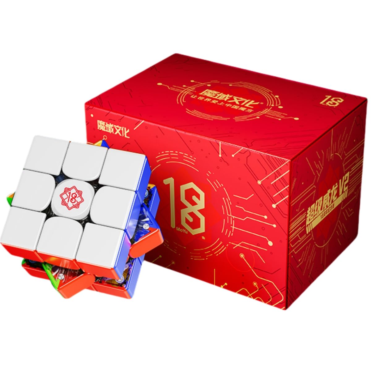 Amazon | Bucubke MoYu Super Weilong V2【18周年記念限定】3x3 磁石