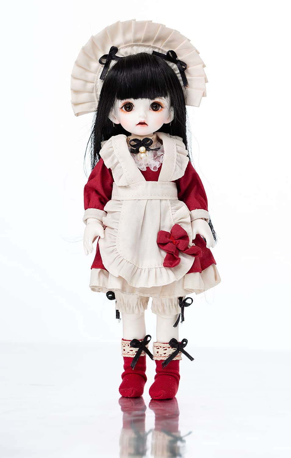 Amazon | 1/6 1/4 1/3ドール服 人形服 妹ワンピース 人形ドレス メイド