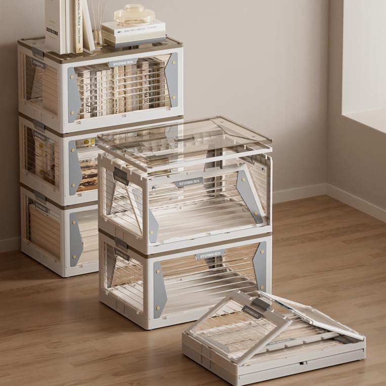 Amazon｜【磁石開閉式 キャスター付きン228.4L】収納ボックス