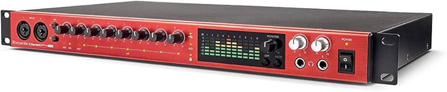 Amazon.com: Focusrite Clarett 8Pre USB 18-In/20-Out Audio