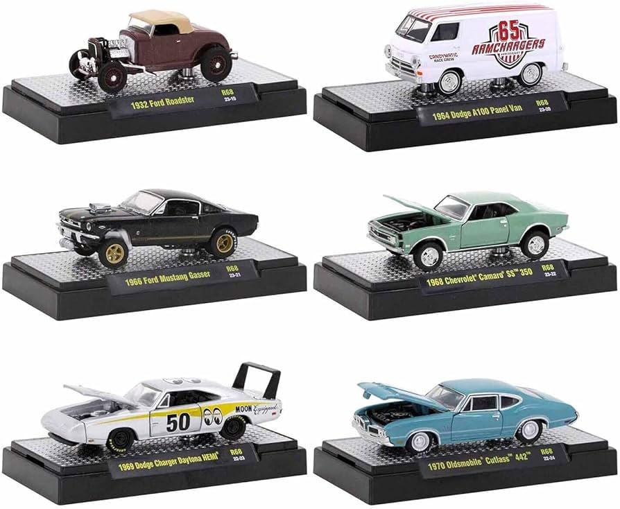 Amazon | M2 Auto Meets 6台セット ディスプレイケース入り 68限定版 1