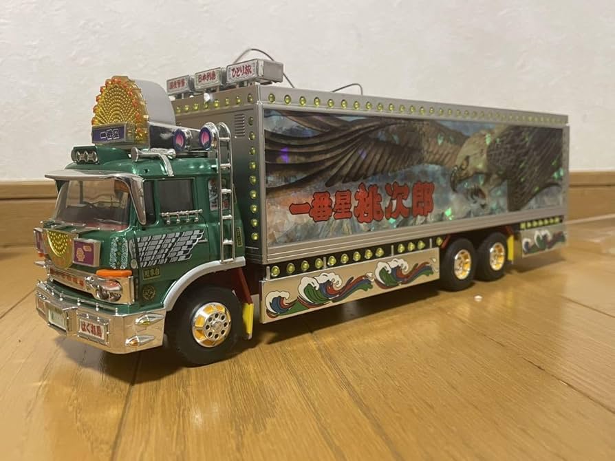 Amazon.co.jp: トラック野郎 1/32RC 度胸一番星 程度極上品アオシマ