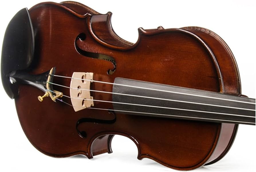 Amazon.co.jp: ダークブラウンの繊細でエレガントな手作りバイオリン4