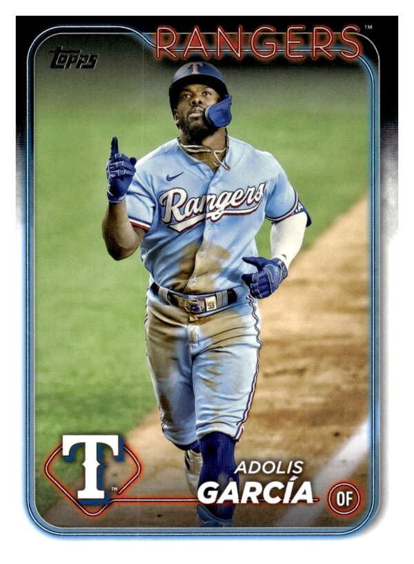 Amazon.com: 2024 TOPPS #134 ADOLIS GARCIA TEXAS RANGERS BASEBALL