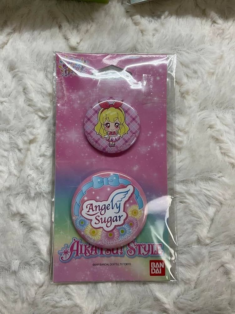 アイカツ! 缶バッチ 星宮いちご さくら マリア オフィシャルショップ