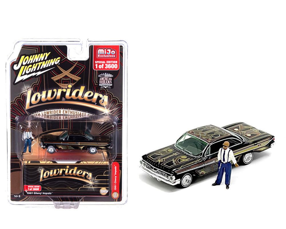 Amazon | Johnny Lightning 1/64 シボレー インパラ 1961 ローライダー
