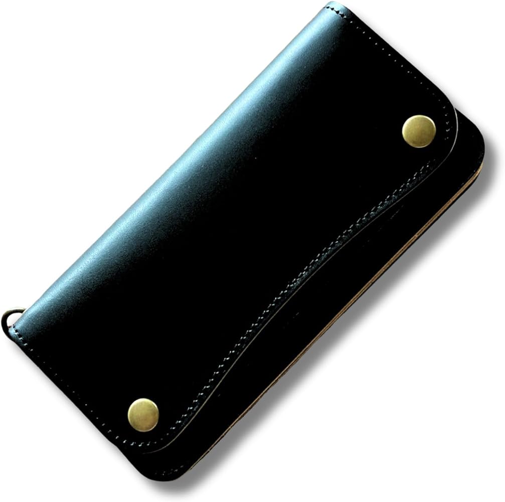 Amazon | [ASIAN ZACCA] トラッカーウォレット ロング 茶芯ブラック