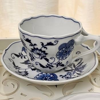 Amazon.co.jp: Blue Danubeブルーダニューブカップ&ソーサ 5客セット