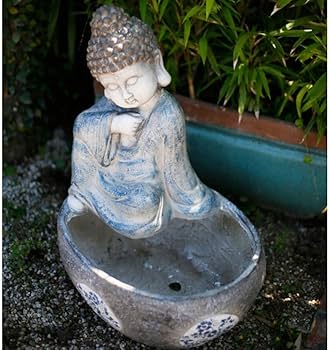 Amazon.co.jp: 禅仏植木鉢ホームガーデン像瞑想彫刻プランター : DIY