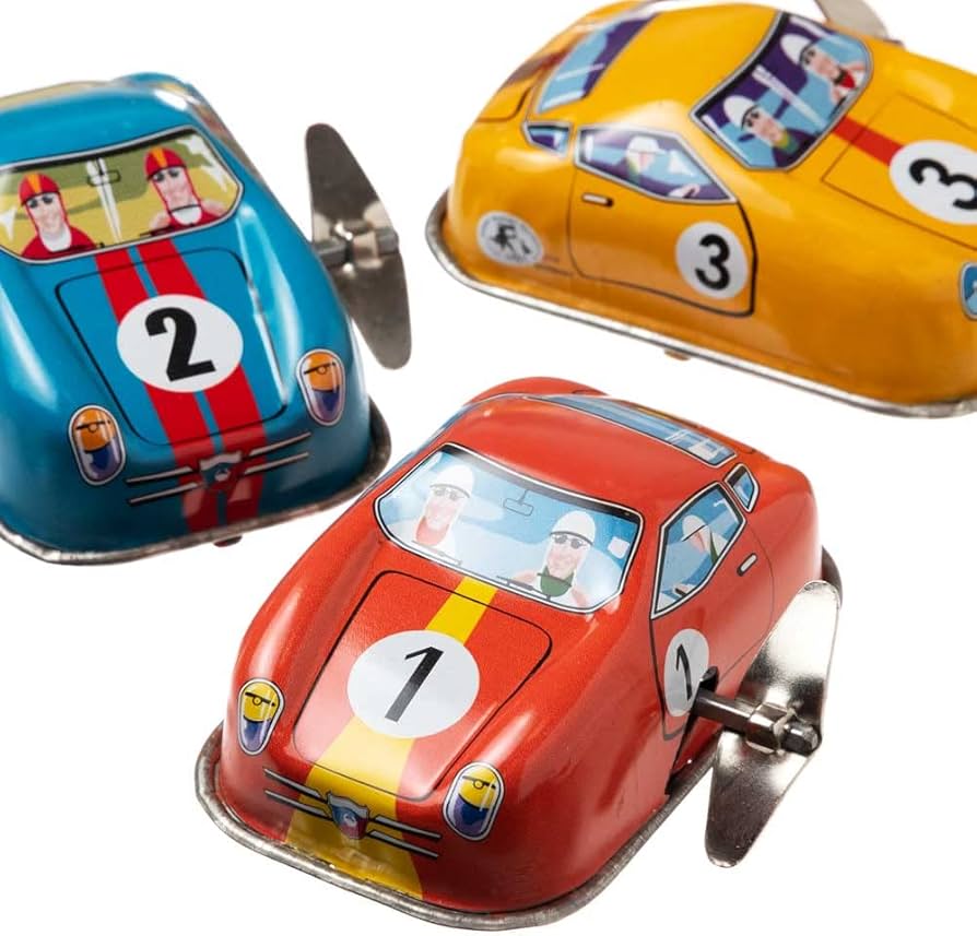 Amazon.co.jp: ウインドアップカー ブリキのおもちゃ ゼンマイ仕掛けで