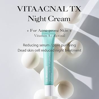 Amazon.com: Dr. Different VITAACNAL TX Night Cream for Face