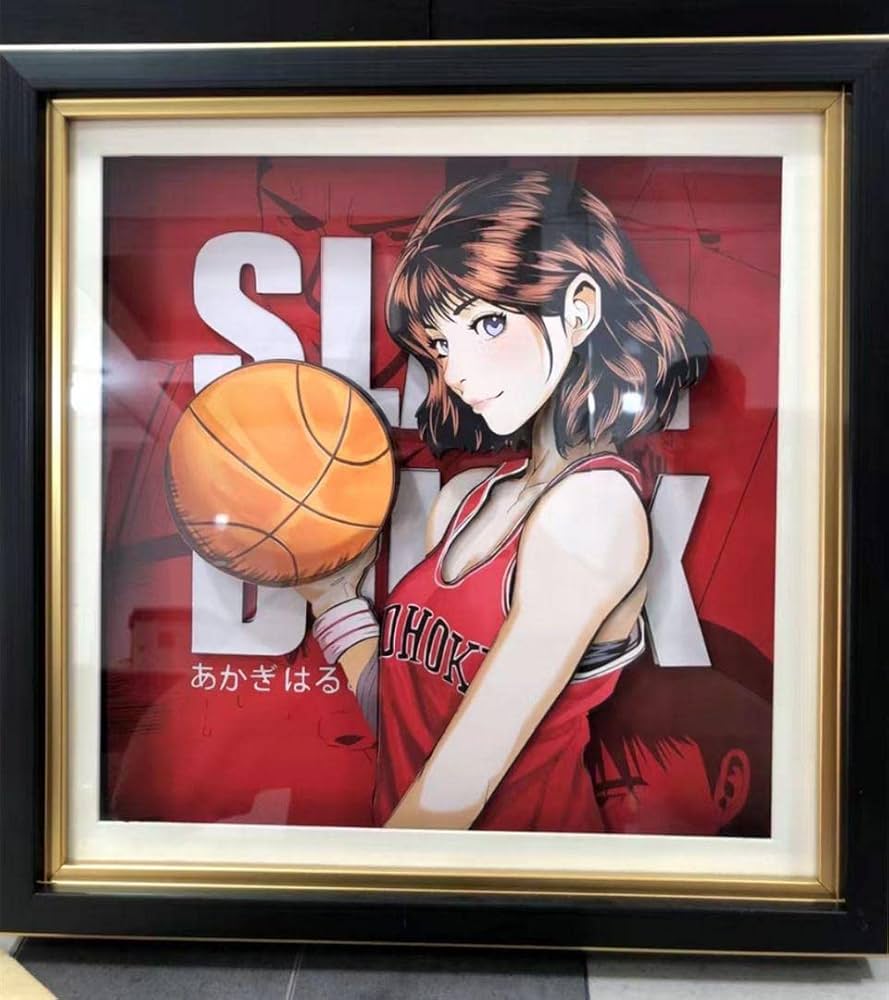 Amazon.co.jp: スラムダンク フォトスタンド 赤木晴子 ポスター 3D立体
