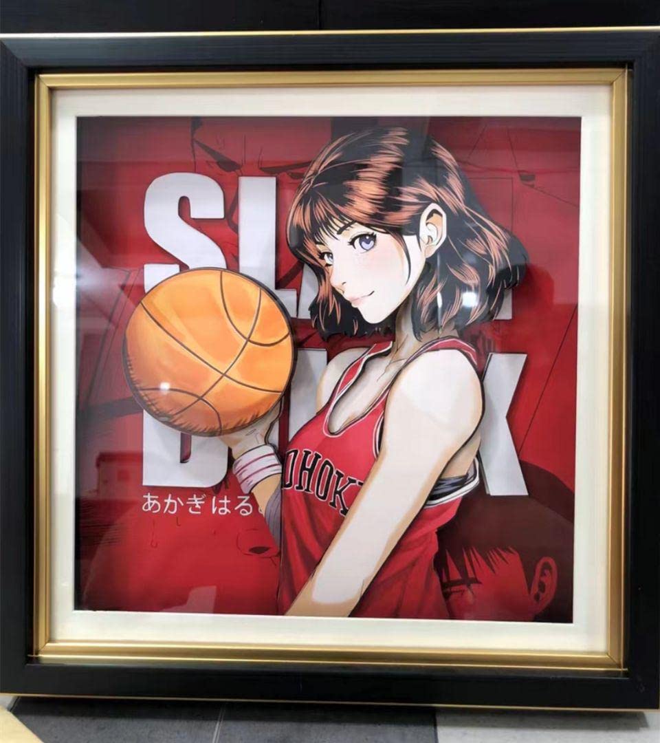 Amazon.co.jp: スラムダンク フォトスタンド 赤木晴子 ポスター 3D立体