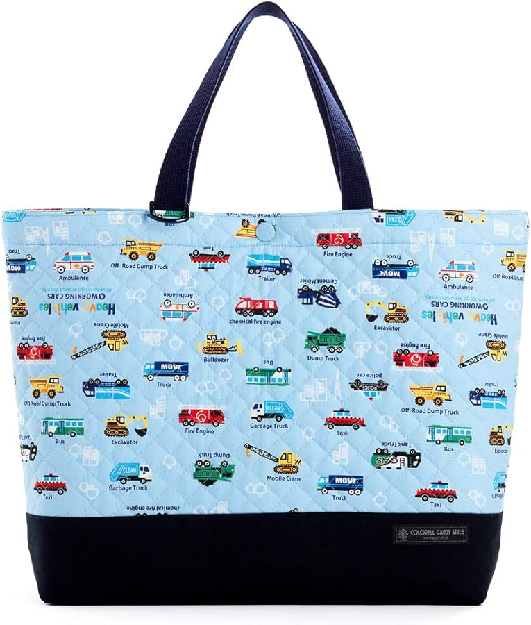 Amazon.co.jp: COLORFUL CANDY STYLE レッスンバッグ 男の子 マチ付き