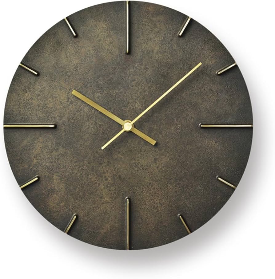 Amazon.co.jp: 掛け時計 Quaint クエィント 時計 斑紋黒染色AZ15-06 BK