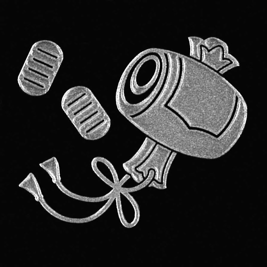 Amazon | 縁起物 蒔絵シール ステッカー【打ち出の小槌 銀 30mm