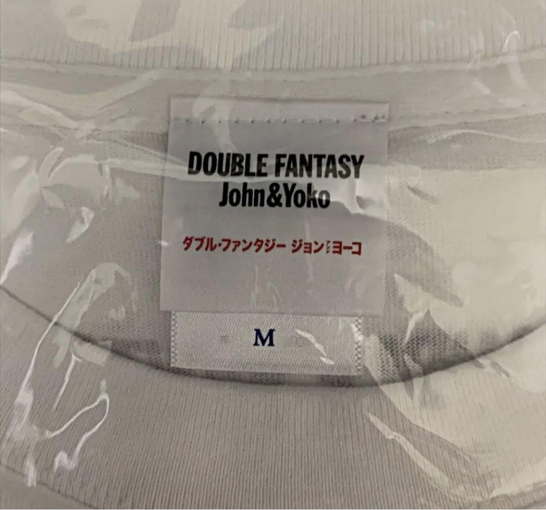 Amazon.co.jp: Mサイズ ジョンレノン オノヨーコ Tシャツ 白T ダブル