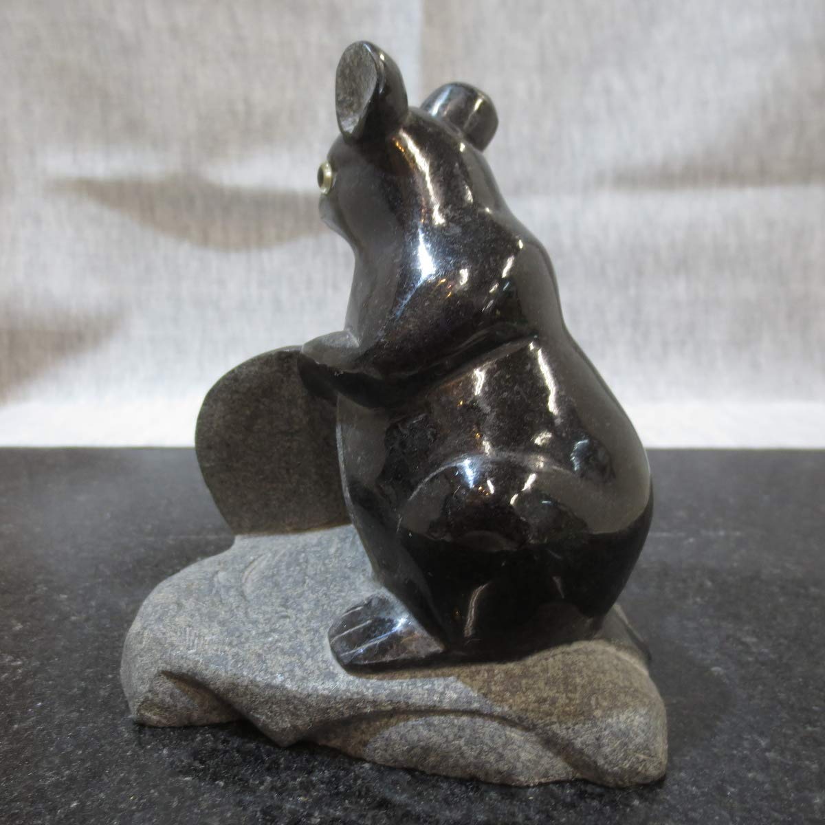 Amazon.co.jp: ねずみ ネズミ 干支 鼠 置物 彫刻 オブジェ 文鎮 子年