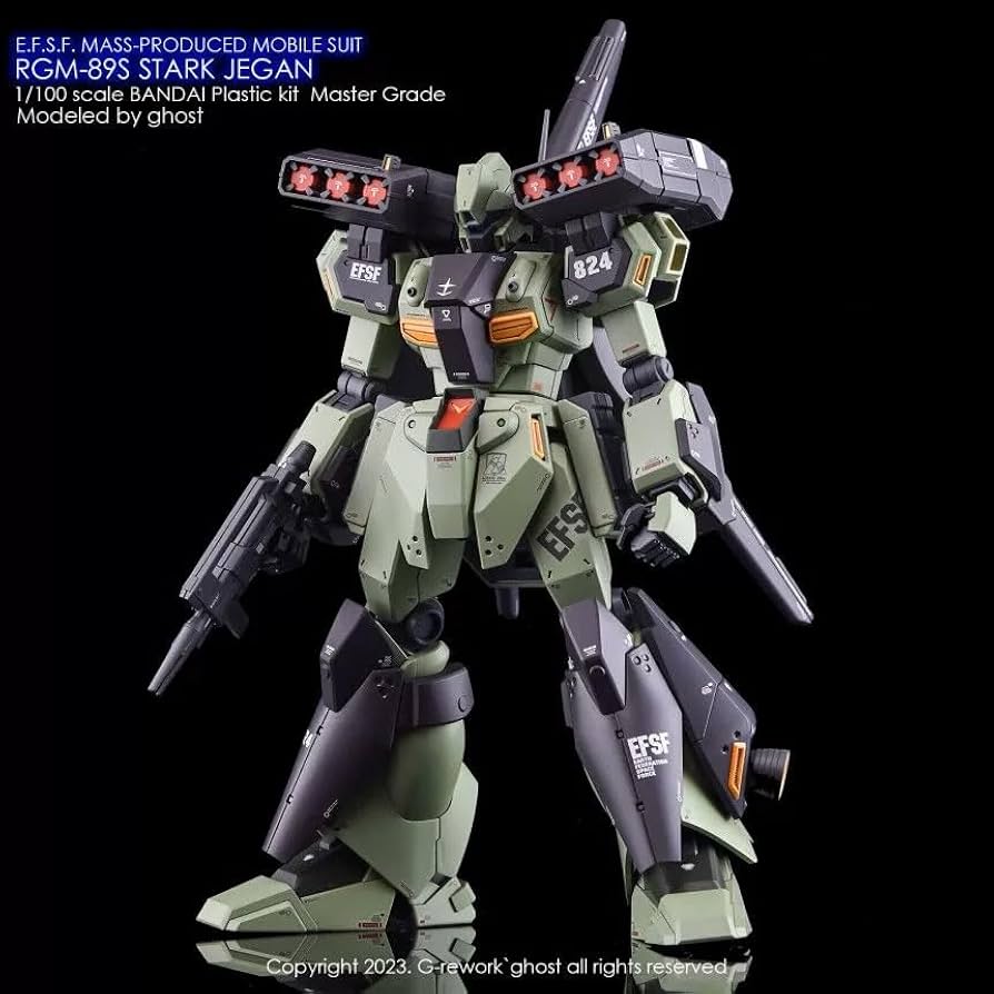 Amazon | ［MG 1：100］RGM-89S スタークジェガン用 水転写式デカール