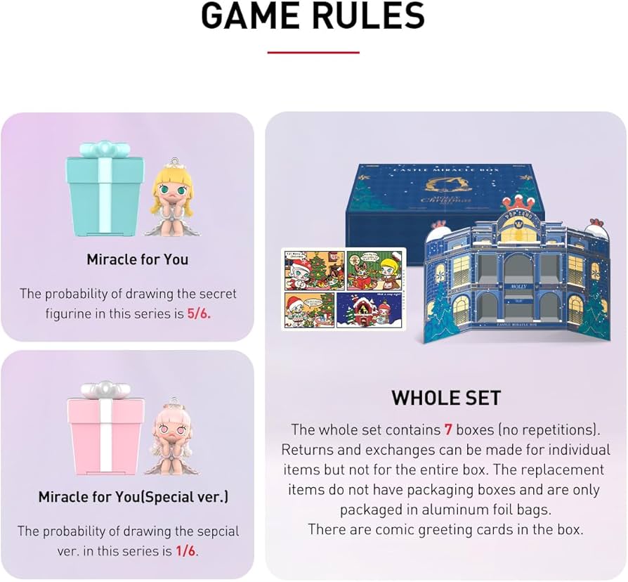 Amazon.co.jp: POP MART MOLLY Castle Miracle Box シリーズ セット