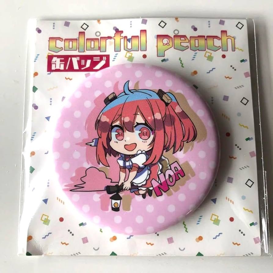 Amazon.co.jp: カラフルピーチ からぴち のあ 缶バッジ : おもちゃ