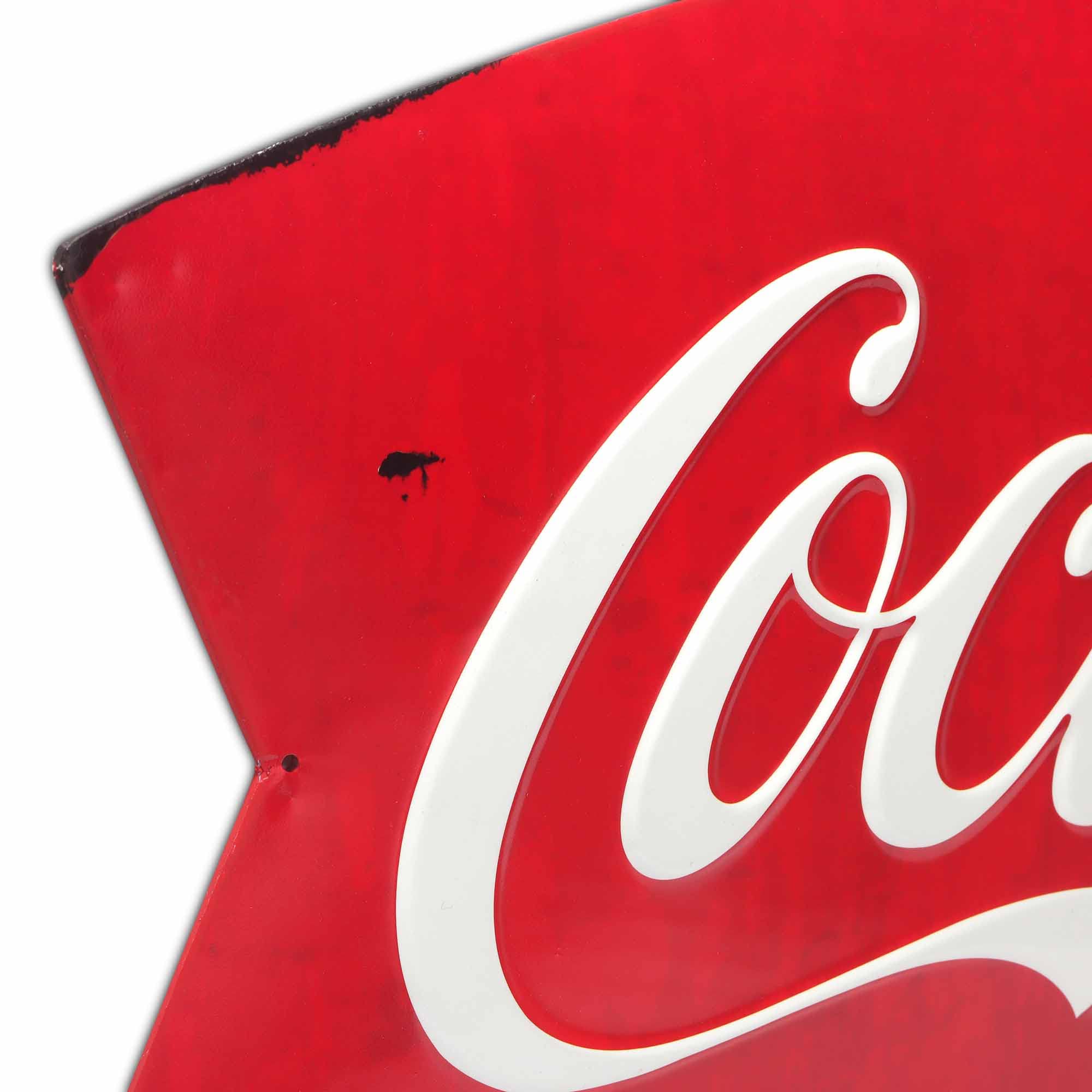 Amazon.co.jp: Open Road Brands Coca-Cola アンティーク調バナー