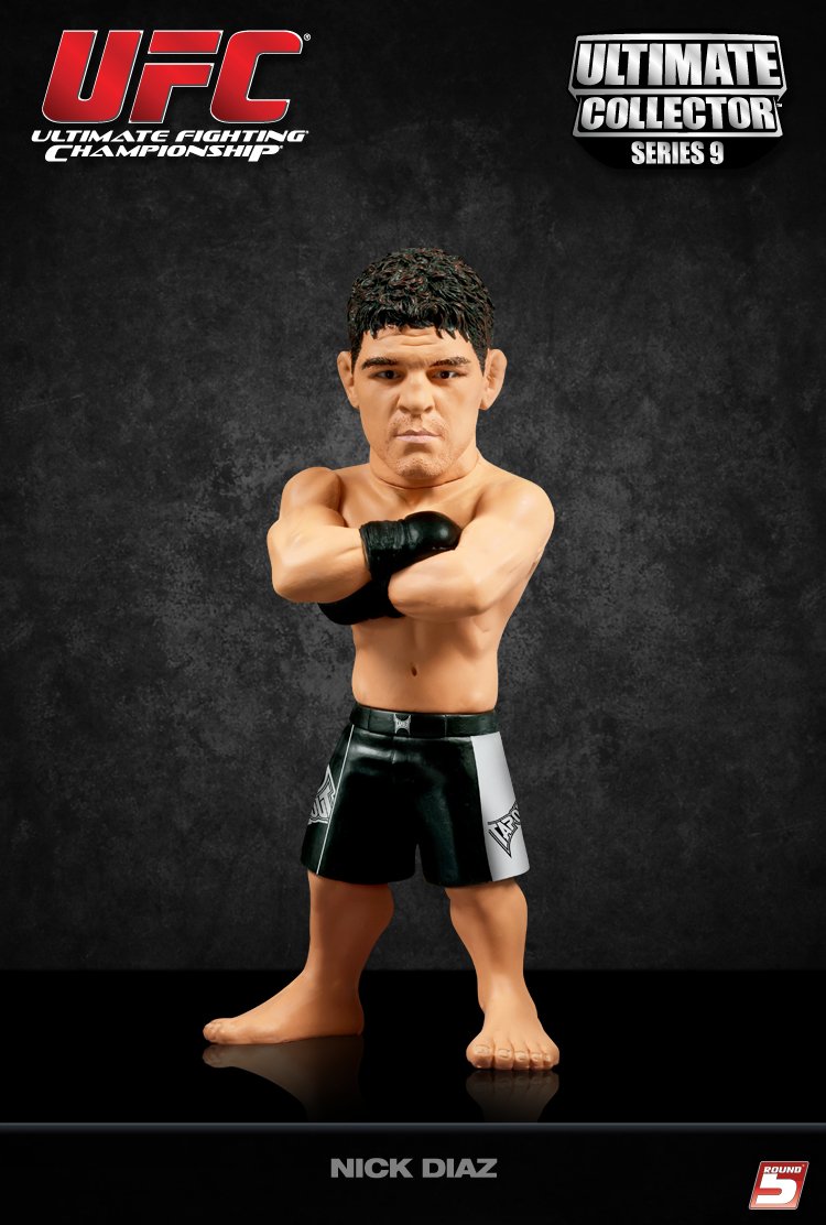Round 5 UFC Ultimate Collector Series 9 Action Figure Nick Diaz