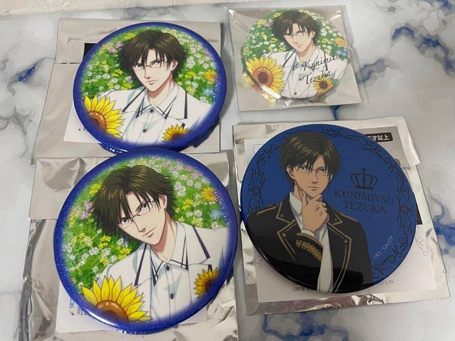 テニスの王子様 手塚 バレンタイン スクエア缶バッジ 新テニスの王子様