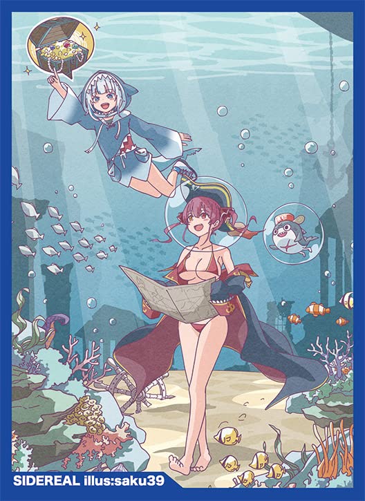 Amazon.co.jp: SIDEREAL ホロライブ カードスリーブ ☆『宝鐘マリン