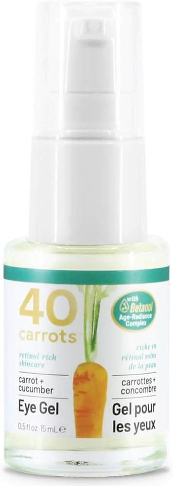 Amazon.com: 40 Carrots Carrot & Cucumber Eye Gel with Retinol for