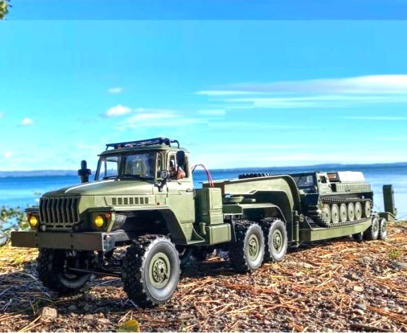 Amazon.co.jp: WPL 2.4GHz 1/16 RTR B36-3 6WD ミリタリートレーラー