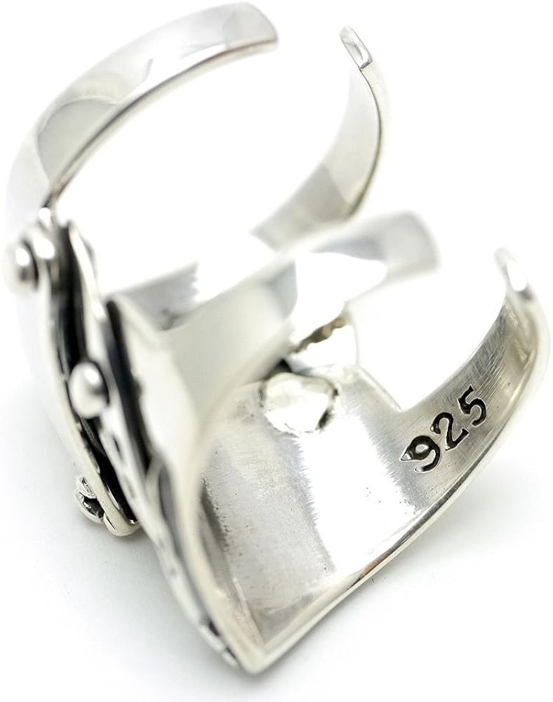 Amazon | [シルバーワン] si 中世甲冑鎧 アーマーリング メンズ