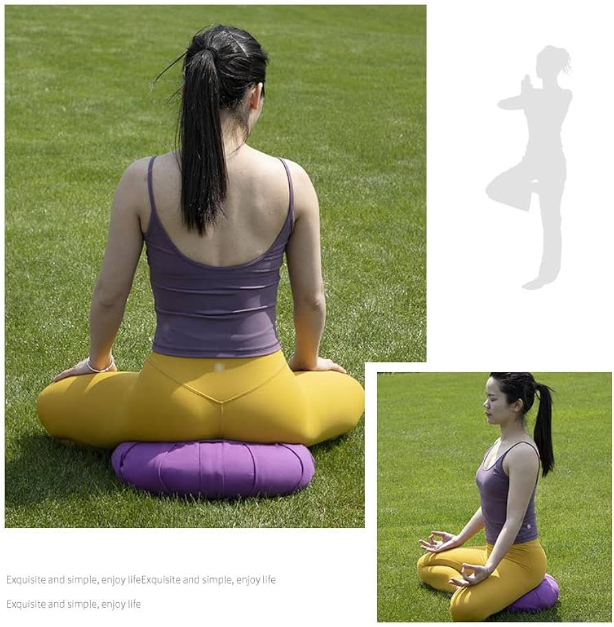 Amazon.co.jp: ヨガ 座禅用座布団 あぐらクッション 座禅布団 坐禅