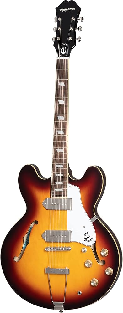 Amazon.com: Epiphone Casino Archtop Hollowbody, Vintage Sunburst