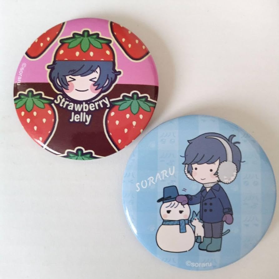 そらる ファミマコラボ 缶バッジ 計80点 そらる ファミマコラボ 缶
