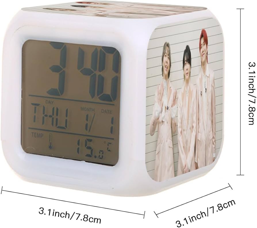 Amazon.co.jp: ミセス グリーン アップル 大森元貴80 目覚まし時計