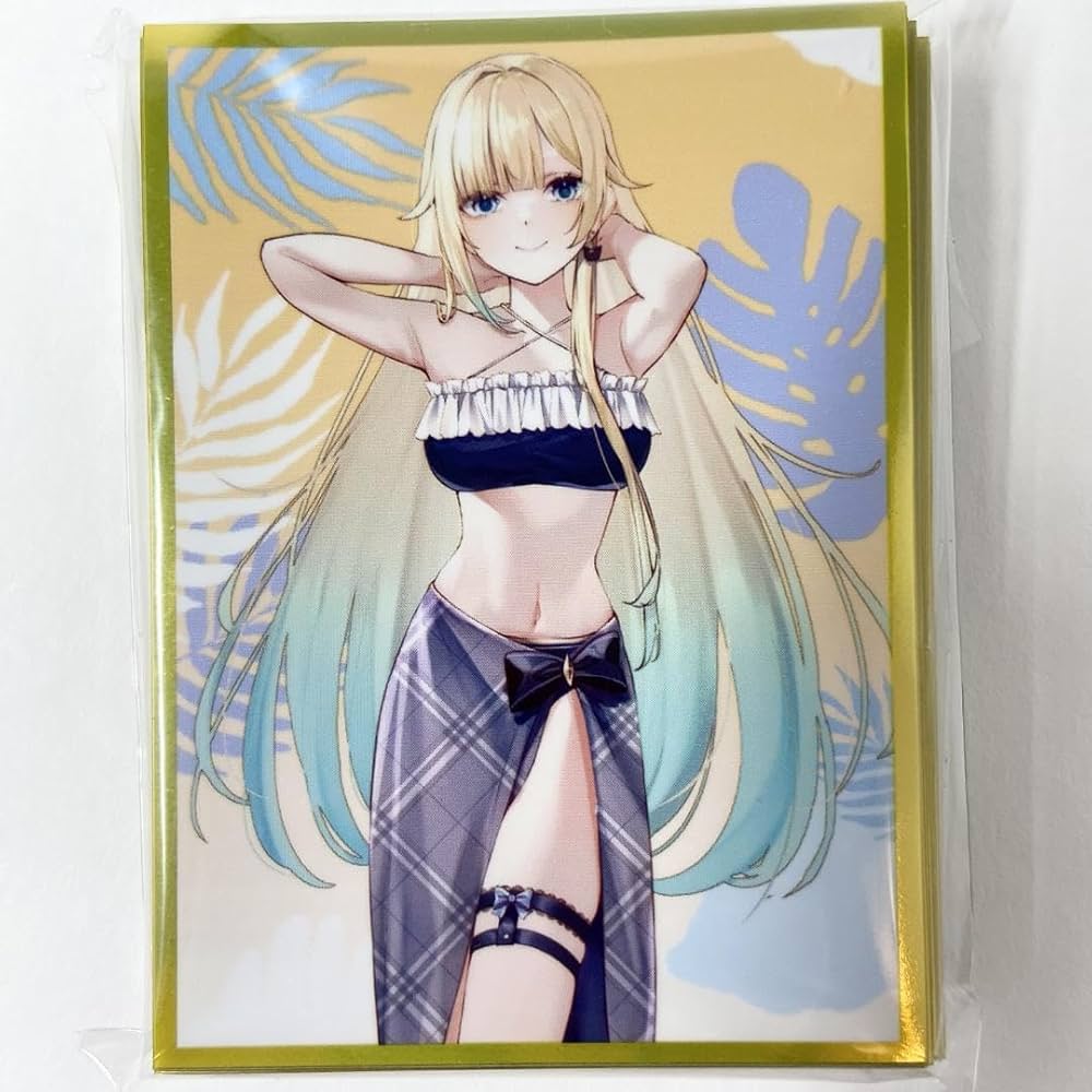 Amazon.co.jp: ぶいすぽっ！ 藍沢エマ 水着 A カードスリーブ : 文房具