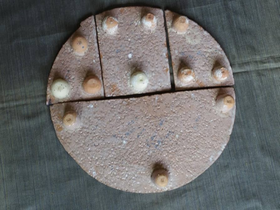 Amazon.co.jp: アロンサイス 足付組超大皿（45cm）共布 栞