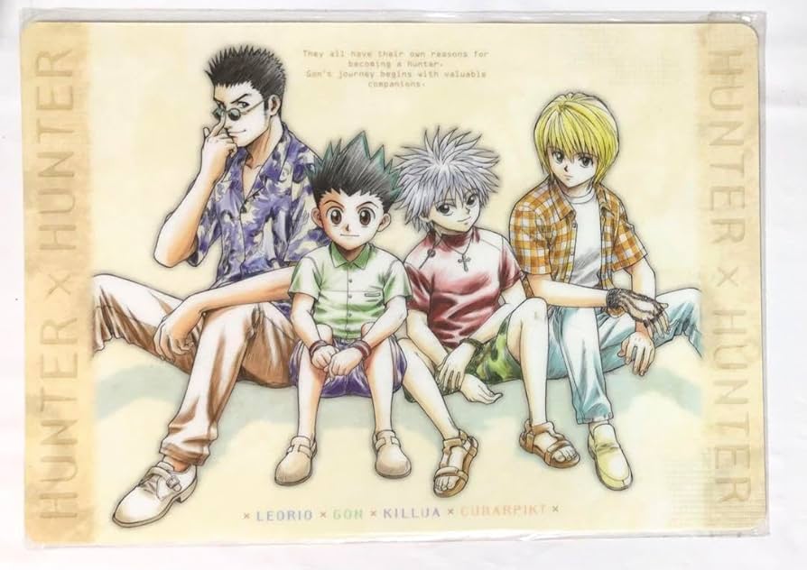 HUNTER×HUNTER 幻影旅団&クロロ 下敷きセット Amazon.co.jp: HUNTER