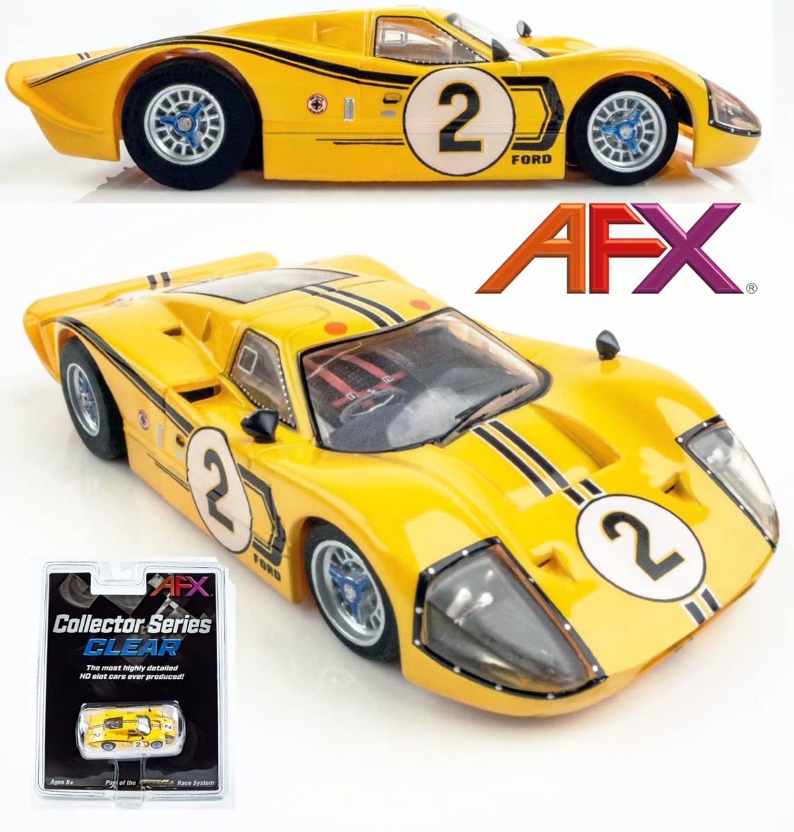 Amazon.com: AFX/Racemasters Ford GT40 MkIV #2 AFX22014 HO Slot