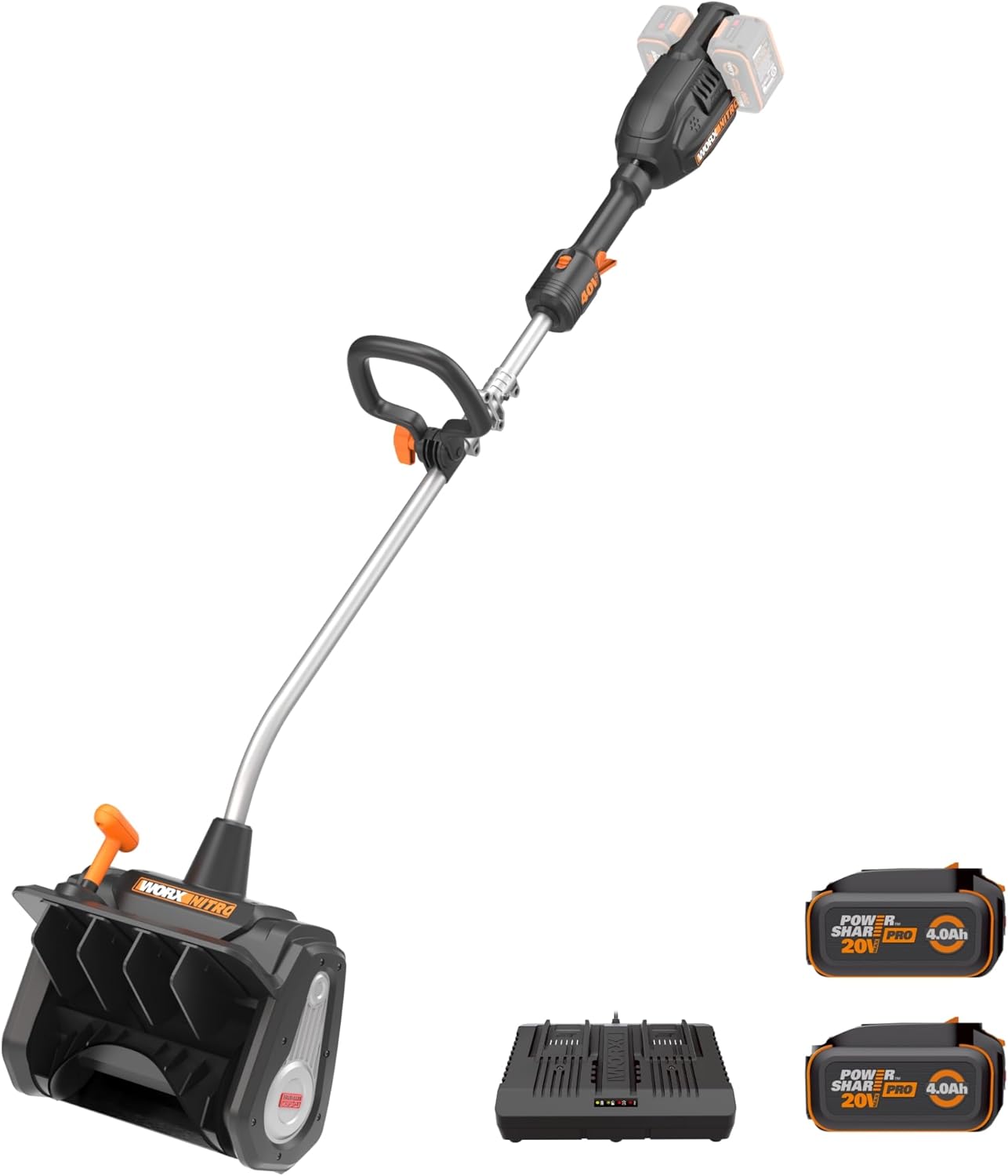 Worx - Brandclub - WORX Nitro 40V 12'' Cordless Snow Shovel