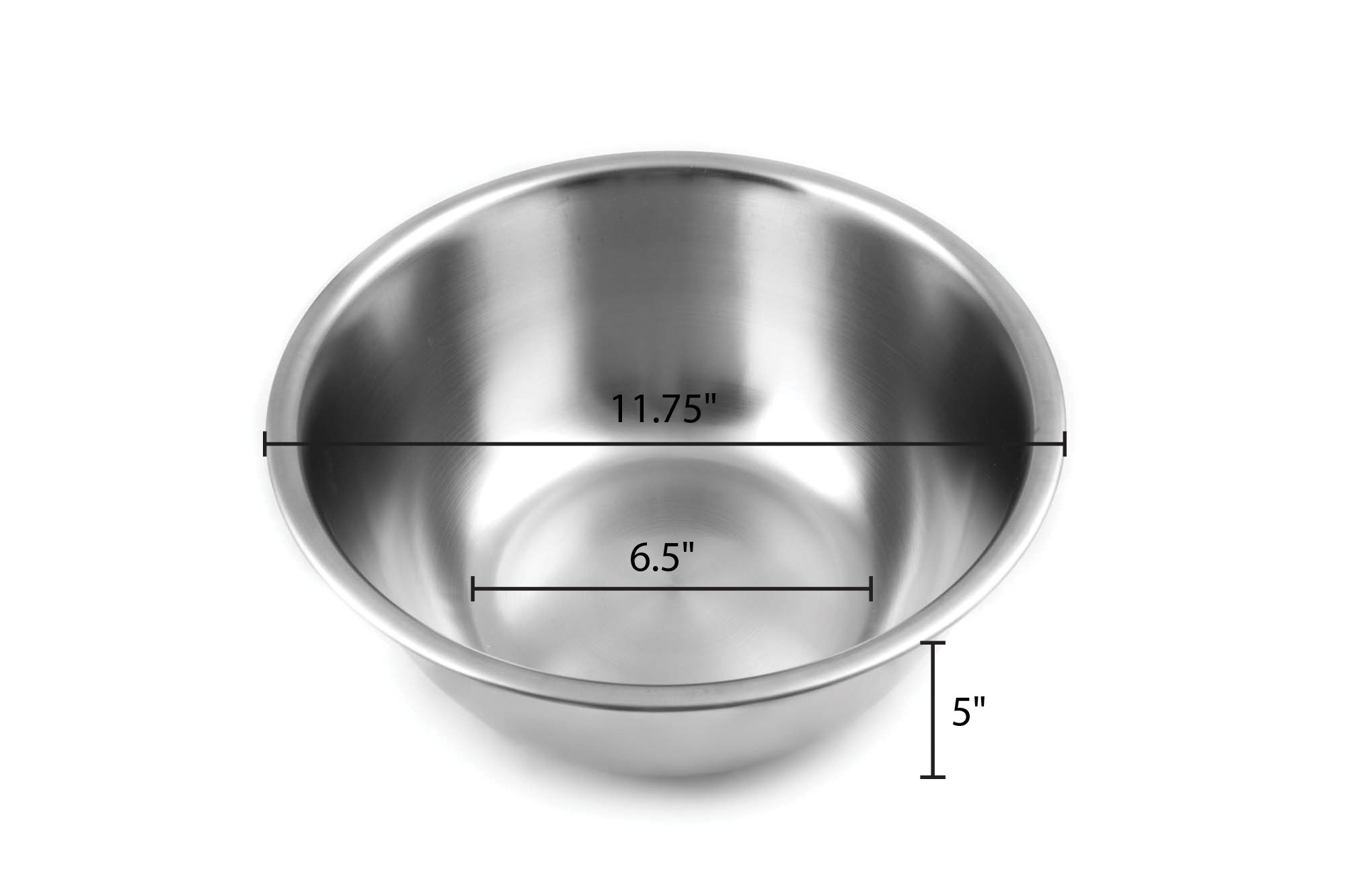 Amazon.com: Fox Run Large Stainless Steel Mixing Bowl, 6.25-Quart