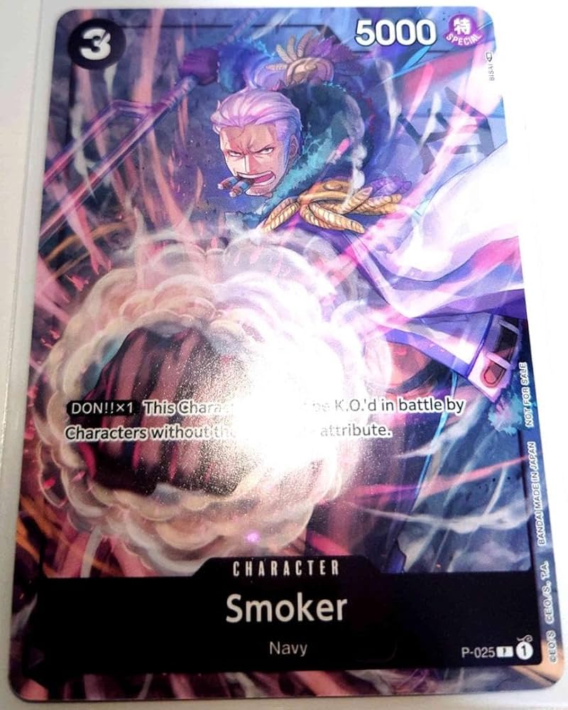 Amazon.co.jp: 海外 ワンピースカードゲーム スモーカー プレリリース