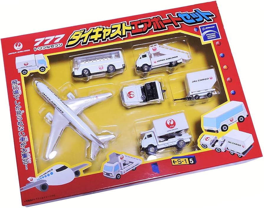 Amazon.co.jp: ダイキャスト エアポートセット JAL 777 トリプルセブン